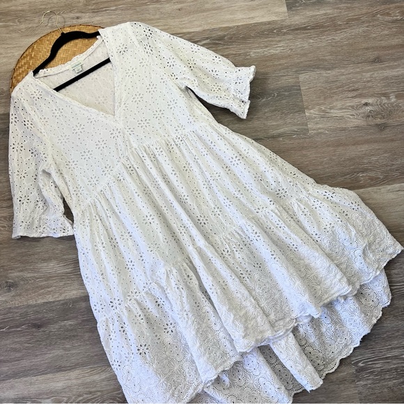 Sundance Dresses Sundance White Eyelet Dress Poshmark